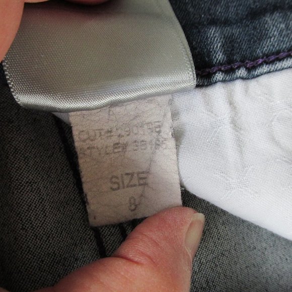 NYDJ Dark Blue Alina Leggings Skinny Jeans Size 8 - Picture 6 of 9